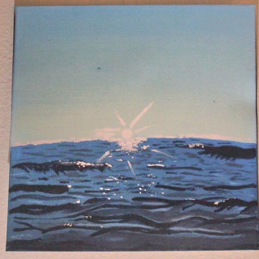 Blue Ocean Art Print 6×6